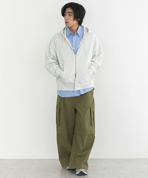 CRAFT STANDARD BOUTIQUE（クラフトスタンダードブティック）の「スウェットフルジップパーカー（パーカー・メンズ・ブラウン/レッド/ホワイト系その他・L/M）」の16枚目の写真