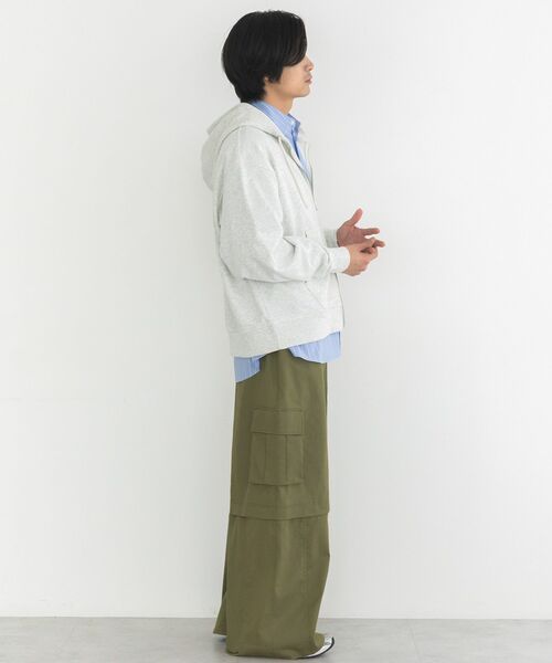 CRAFT STANDARD BOUTIQUE（クラフトスタンダードブティック）の「スウェットフルジップパーカー（パーカー・メンズ・ブラウン/レッド/ホワイト系その他・L/M）」の17枚目の写真