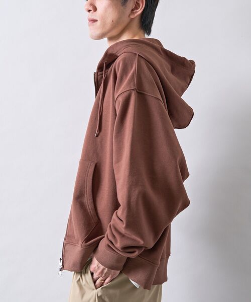 CRAFT STANDARD BOUTIQUE（クラフトスタンダードブティック）の「スウェットフルジップパーカー（パーカー・メンズ・ブラウン/レッド/ホワイト系その他・L/M）」の20枚目の写真