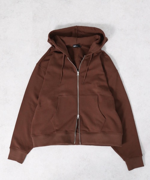 CRAFT STANDARD BOUTIQUE（クラフトスタンダードブティック）の「スウェットフルジップパーカー（パーカー・メンズ・ブラウン/レッド/ホワイト系その他・L/M）」の3枚目の写真