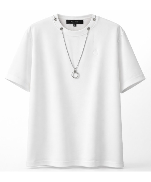 Sakka(サッカ)の「ネックレス付ポンチTEE(Tシャツ/カットソー・メンズ・ブラック/ホワイト・LARGE/MEDIUM)」の6枚目の写真