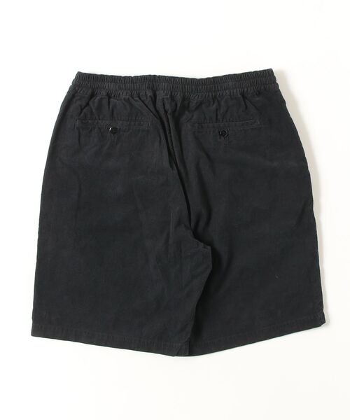 REMI RELIEF NAVY LABEL（レミレリーフネイビーレーベル）の「REMI RELIEF NAVY LABEL / レミレリーフ ネイビーレーベル：コーデュロイイージーショーツ：RN28369227AK[STD]（その他パンツ・メンズ・ブラック・L）」の2枚目の写真