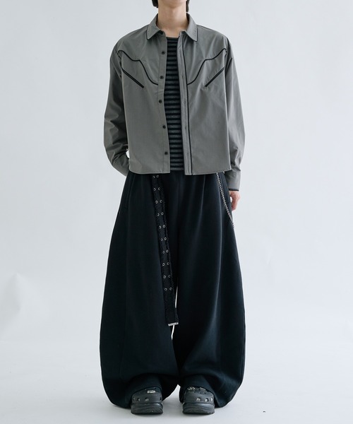 EPNK(イーピーエヌケー)の「Western long sleeve shirts / ウエスタンロングスリーブシャツ(シャツ/ブラウス・メンズ・ブラウン/チャコールグレー・SMALL/MEDIUM/LARGE)」の14枚目の写真