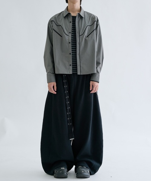 EPNK(イーピーエヌケー)の「Western long sleeve shirts / ウエスタンロングスリーブシャツ(シャツ/ブラウス・メンズ・ブラウン/チャコールグレー・SMALL/MEDIUM/LARGE)」の15枚目の写真