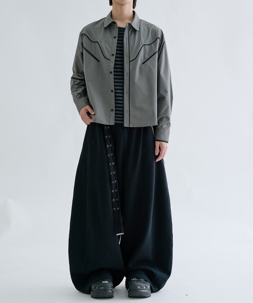 EPNK(イーピーエヌケー)の「Western long sleeve shirts / ウエスタンロングスリーブシャツ(シャツ/ブラウス・メンズ・ブラウン/チャコールグレー・SMALL/MEDIUM/LARGE)」の17枚目の写真