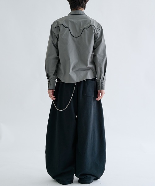 EPNK(イーピーエヌケー)の「Western long sleeve shirts / ウエスタンロングスリーブシャツ(シャツ/ブラウス・メンズ・ブラウン/チャコールグレー・SMALL/MEDIUM/LARGE)」の19枚目の写真