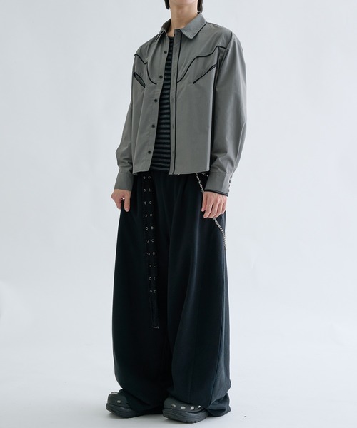 EPNK(イーピーエヌケー)の「Western long sleeve shirts / ウエスタンロングスリーブシャツ(シャツ/ブラウス・メンズ・ブラウン/チャコールグレー・SMALL/MEDIUM/LARGE)」の20枚目の写真