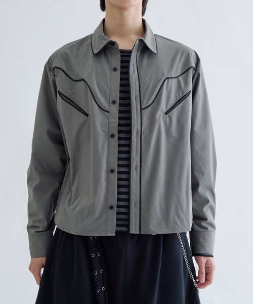 EPNK(イーピーエヌケー)の「Western long sleeve shirts / ウエスタンロングスリーブシャツ(シャツ/ブラウス・メンズ・ブラウン/チャコールグレー・SMALL/MEDIUM/LARGE)」の3枚目の写真