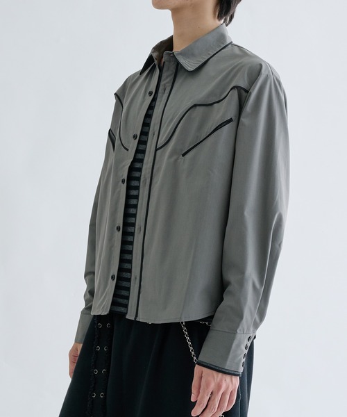 EPNK(イーピーエヌケー)の「Western long sleeve shirts / ウエスタンロングスリーブシャツ(シャツ/ブラウス・メンズ・ブラウン/チャコールグレー・SMALL/MEDIUM/LARGE)」の5枚目の写真