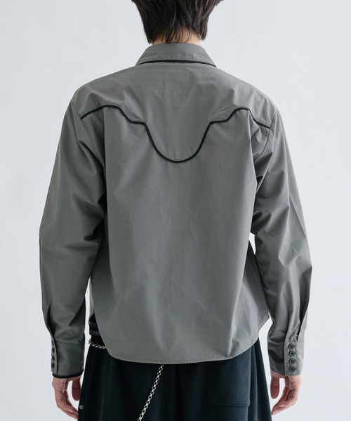 EPNK(イーピーエヌケー)の「Western long sleeve shirts / ウエスタンロングスリーブシャツ(シャツ/ブラウス・メンズ・ブラウン/チャコールグレー・SMALL/MEDIUM/LARGE)」の8枚目の写真