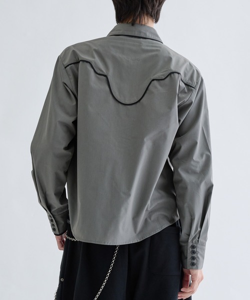 EPNK(イーピーエヌケー)の「Western long sleeve shirts / ウエスタンロングスリーブシャツ(シャツ/ブラウス・メンズ・ブラウン/チャコールグレー・SMALL/MEDIUM/LARGE)」の9枚目の写真