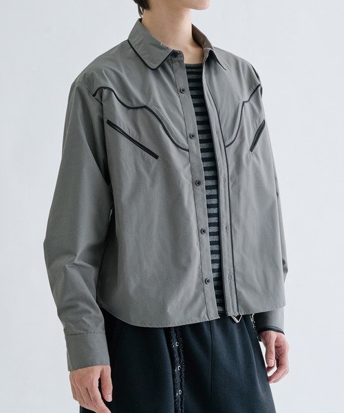 EPNK(イーピーエヌケー)の「Western long sleeve shirts / ウエスタンロングスリーブシャツ(シャツ/ブラウス・メンズ・ブラウン/チャコールグレー・SMALL/MEDIUM/LARGE)」の11枚目の写真