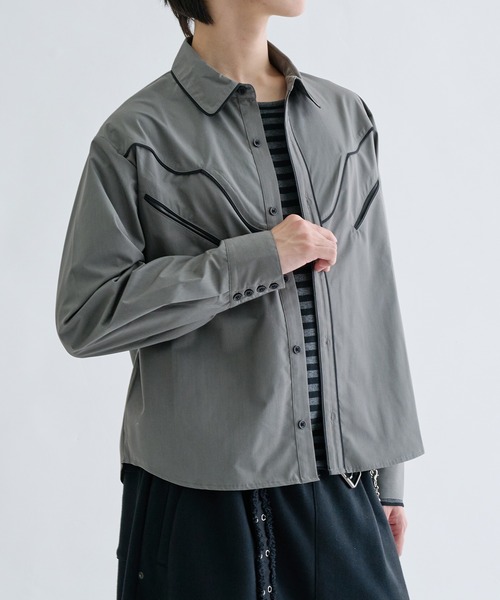 EPNK(イーピーエヌケー)の「Western long sleeve shirts / ウエスタンロングスリーブシャツ(シャツ/ブラウス・メンズ・ブラウン/チャコールグレー・SMALL/MEDIUM/LARGE)」の12枚目の写真