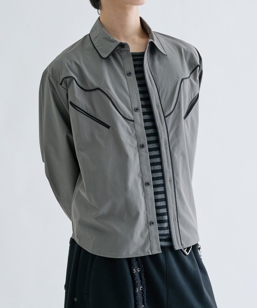 EPNK(イーピーエヌケー)の「Western long sleeve shirts / ウエスタンロングスリーブシャツ(シャツ/ブラウス・メンズ・ブラウン/チャコールグレー・SMALL/MEDIUM/LARGE)」の13枚目の写真