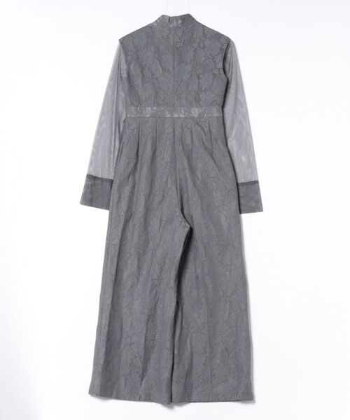 DONOBAN（ドノバン）の「【ANDRESD】bonding lace all-in-one dress 結婚式 ワンピース パーティードレス オケージョンドレス お呼ばれ 二次会 成人式 同窓会（ドレス・レディース・ブラック/ブルーグレー・S/M/L）」の3枚目の写真