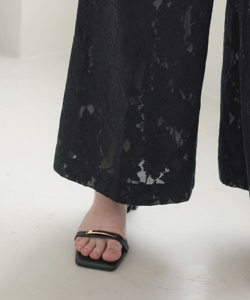 DONOBAN（ドノバン）の「【ANDRESD】bonding lace all-in-one dress 結婚式 ワンピース パーティードレス オケージョンドレス お呼ばれ 二次会 成人式 同窓会（ドレス・レディース・ブラック/ブルーグレー・S/M/L）」の13枚目の写真