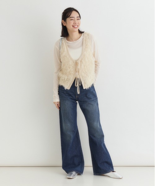 Levi's(リーバイス)の「Levi's(リーバイス)ミッディルーズブーツ(デニムパンツ・レディース・ダークインディゴブルー・24inch/25inch/26inch/27inch)」の5枚目の写真