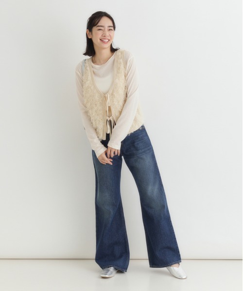 Levi's(リーバイス)の「Levi's(リーバイス)ミッディルーズブーツ(デニムパンツ・レディース・ダークインディゴブルー・24inch/25inch/26inch/27inch)」の6枚目の写真