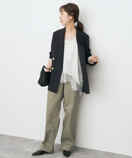 Spick and Span ルーズベイカーパンツ ナチュラル 38 追加2》ルーズベイカーパンツ（カーゴパンツ）｜Spick & Span