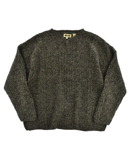 VINTAGE(ヴィンテージ)の「【USED】90’s JOSEPH ABBOUD ウールニット セーター(ニット/セーター・メンズ・ブラウン・LARGE)」の1枚目の写真