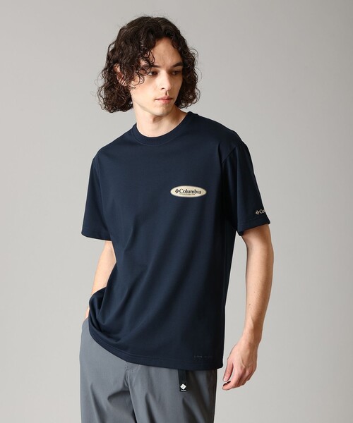 Columbia(コロンビア)の「UVカット Columbia/ アーバンハイクグラフィック ショートスリーブ Tシャツ /コロンビア(Tシャツ/カットソー・メンズ・ホワイト系その他2/ブルー/グリーン系その他/パープル/ホワイト/ホワイト系その他/グリーン/パープル系その他/ブラック系その他/ブラック/ホワイト系その他3/オリーブ/ネイビー/ブラック系その他2/ブルー系その他・XL/S/M/L)」の13枚目の写真