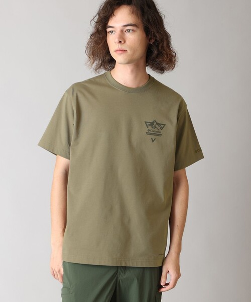 Columbia(コロンビア)の「UVカット Columbia/ アーバンハイクグラフィック ショートスリーブ Tシャツ /コロンビア(Tシャツ/カットソー・メンズ・ホワイト系その他2/ブルー/グリーン系その他/パープル/ホワイト/ホワイト系その他/グリーン/パープル系その他/ブラック系その他/ブラック/ホワイト系その他3/オリーブ/ネイビー/ブラック系その他2/ブルー系その他・XL/S/M/L)」の10枚目の写真