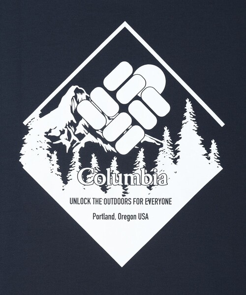 Columbia(コロンビア)の「UVカット Columbia/ アーバンハイクグラフィック ショートスリーブ Tシャツ /コロンビア(Tシャツ/カットソー・メンズ・ホワイト系その他2/ブルー/グリーン系その他/パープル/ホワイト/ホワイト系その他/グリーン/パープル系その他/ブラック系その他/ブラック/ホワイト系その他3/オリーブ/ネイビー/ブラック系その他2/ブルー系その他・XL/S/M/L)」の19枚目の写真