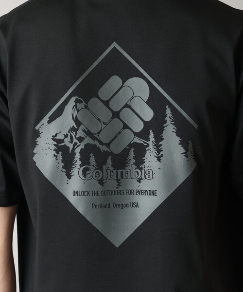 Columbia(コロンビア)の「UVカット Columbia/ アーバンハイクグラフィック ショートスリーブ Tシャツ /コロンビア(Tシャツ/カットソー・メンズ・ホワイト系その他2/ブルー/グリーン系その他/パープル/ホワイト/ホワイト系その他/グリーン/パープル系その他/ブラック系その他/ブラック/ホワイト系その他3/オリーブ/ネイビー/ブラック系その他2/ブルー系その他・XL/S/M/L)」の21枚目の写真