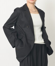 abahouse mavie（アバハウスマヴィ）の「【セットアップ対応】ライトメランジダブルジャケット（テーラードジャケット）」