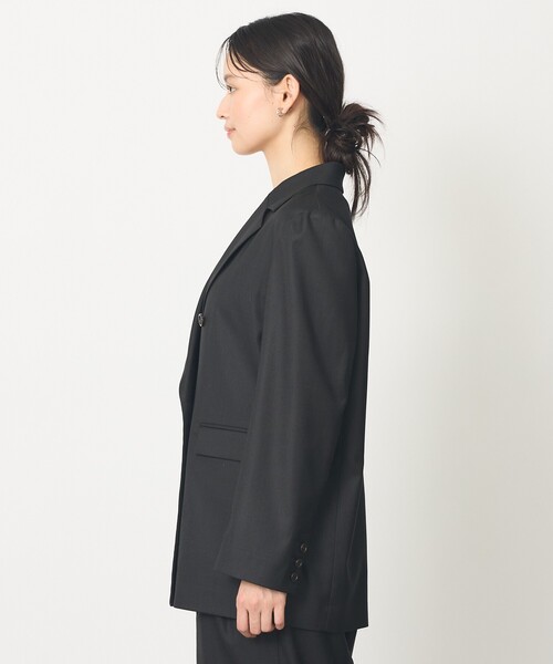 abahouse mavie（アバハウスマヴィ）の「ﾒﾗﾝｼﾞﾂｨﾙWｼﾞｬｹｯﾄ（テーラードジャケット・レディース・ダークベージュ/ブラック・36/38）」の22枚目の写真