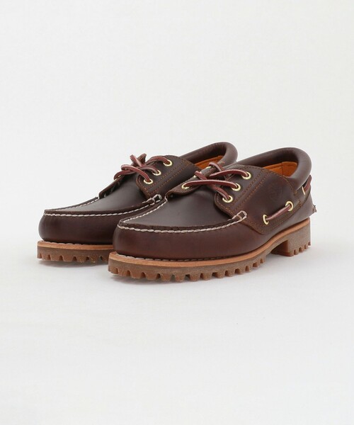 Timberland(ティンバーランド)の「<Timberland>スリーアイ クラシック ラグ シューズ(モカシン/デッキシューズ・メンズ・ダークブラウン・7/9h/9/8h/10/8/7h)」の3枚目の写真