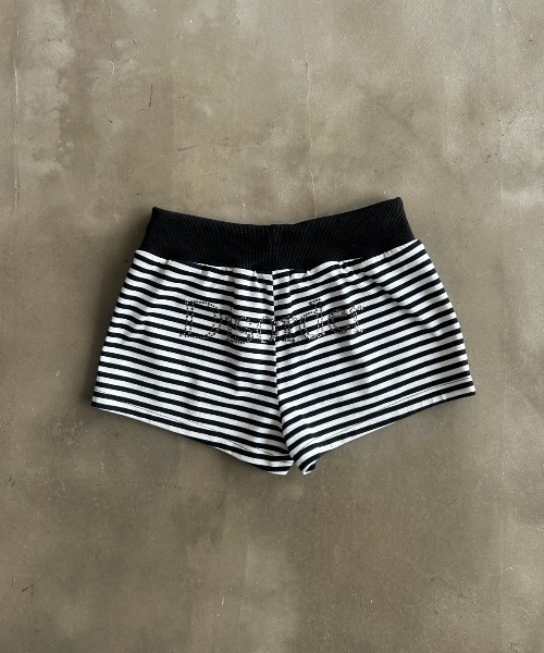 SHAGGIE(シャギー)の「ロゴストーンドロストショートパンツ(その他パンツ・レディース・ブラック×ホワイト/カモフラージュ/ブラック・FREE)」の22枚目の写真