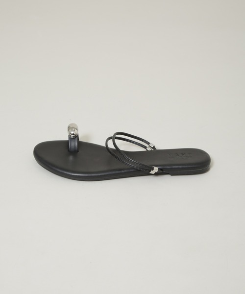 NANO universe（ナノユニバース）の「メタルパーツ3wayトングサンダル（サンダル・レディース・アイボリー/ブラック/ブラウン・38/37/36）」の11枚目の写真
