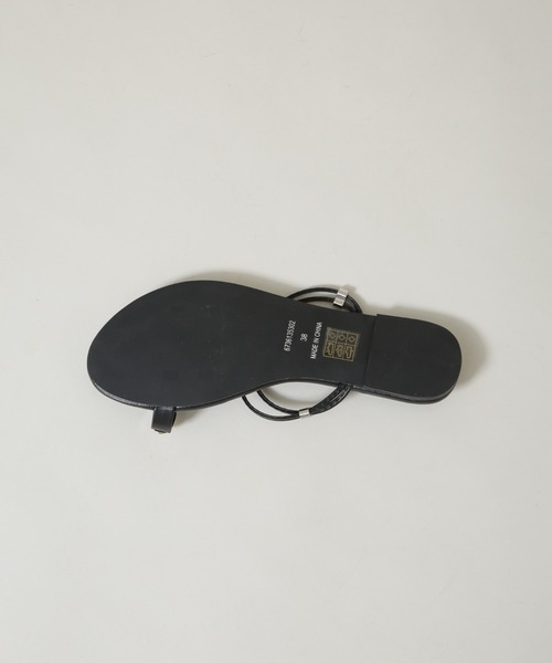 NANO universe（ナノユニバース）の「メタルパーツ3wayトングサンダル（サンダル・レディース・アイボリー/ブラック/ブラウン・38/37/36）」の13枚目の写真