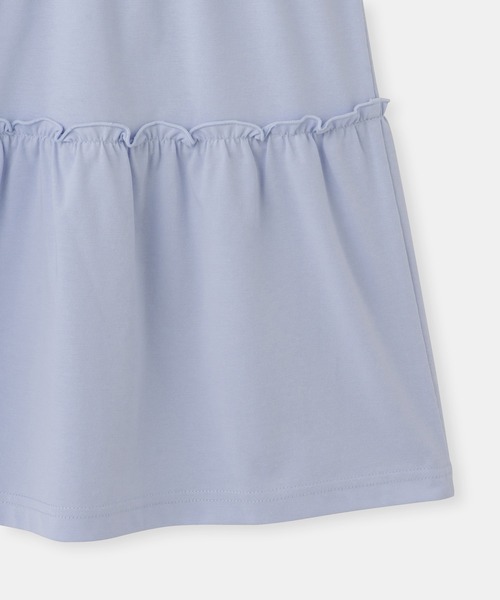 ROPE' PICNIC(ロペピクニック)の「【KIDS/キッズ】ティアードロゴカットソーワンピース/接触冷感(ワンピース・キッズ・ブラック/サックスブルー・S/M/L)」の11枚目の写真