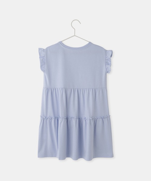 ROPE' PICNIC(ロペピクニック)の「【KIDS/キッズ】ティアードロゴカットソーワンピース/接触冷感(ワンピース・キッズ・ブラック/サックスブルー・S/M/L)」の16枚目の写真
