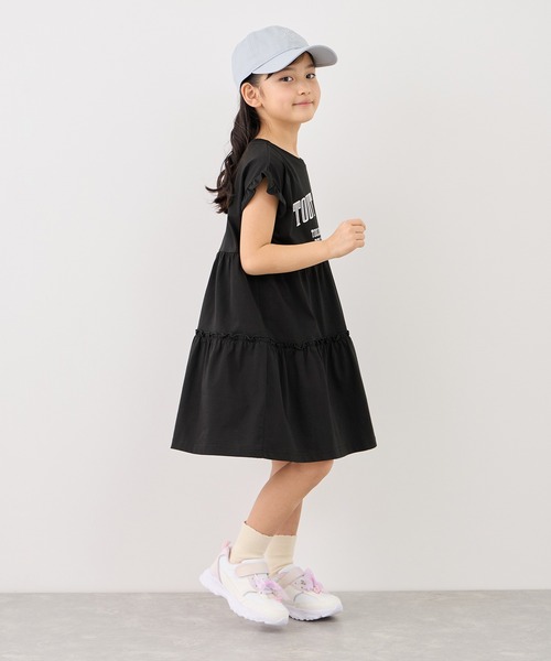 ROPE' PICNIC(ロペピクニック)の「【KIDS/キッズ】ティアードロゴカットソーワンピース/接触冷感(ワンピース・キッズ・ブラック/サックスブルー・S/M/L)」の18枚目の写真