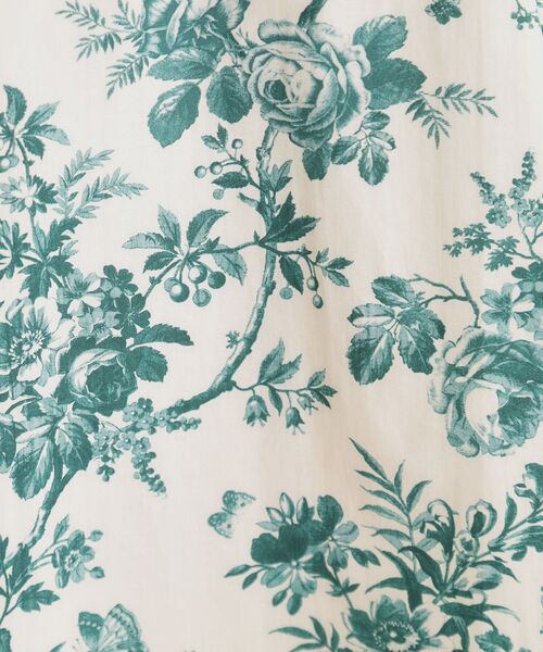 LAURA ASHLEY(ローラアシュレイ)の「【洗える/コットン100%/3colors/同柄アイテムあり】ウォールド ガーデン柄ワンピース(ワンピース・レディース・ネイビー系/ダークグリーン系/ブルー系・38/40)」の7枚目の写真
