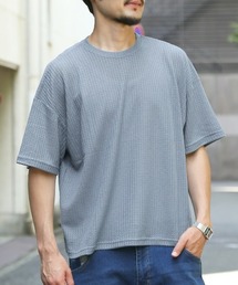 サマーワッフル半袖Tシャツ