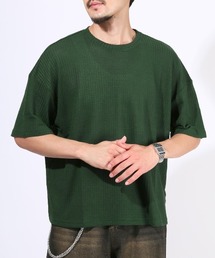サマーワッフル半袖Tシャツ