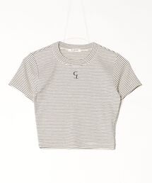 CLANE（クラネ）の「LOGO CROPPED TIGHT TEE 19105-1052（Tシャツ/カットソー）」