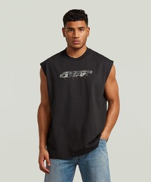 Loose Graphic Sleeveless T-Shirt/ルーズグラフィックスリーブレスTシャツ