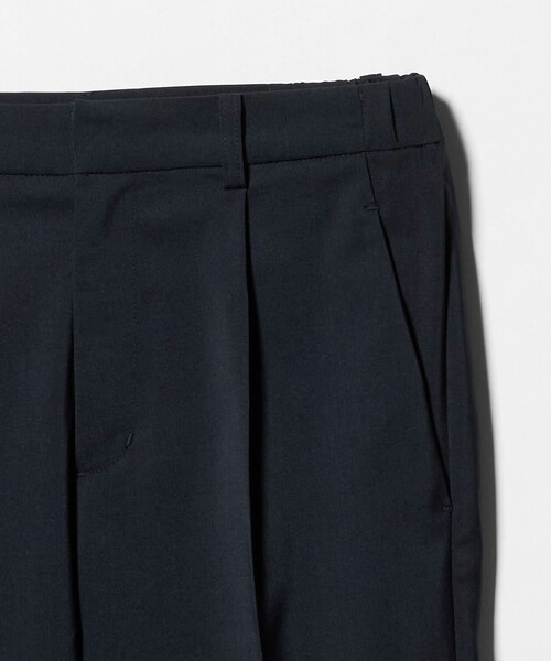 A DAY IN THE LIFE UNITED ARROWS(アデイインザライフユナイテッドアローズ)の「ライトツイル タックストレートパンツ ‐セットアップ対応・マシンウォッシャブル‐<A DAY IN THE LIFE>(その他パンツ・レディース・ダークグレー/ネイビー/ライトブルー・38/40/36)」の20枚目の写真