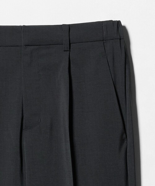 A DAY IN THE LIFE UNITED ARROWS(アデイインザライフユナイテッドアローズ)の「ライトツイル タックストレートパンツ ‐セットアップ対応・マシンウォッシャブル‐<A DAY IN THE LIFE>(その他パンツ・レディース・ダークグレー/ネイビー/ライトブルー・38/40/36)」の14枚目の写真
