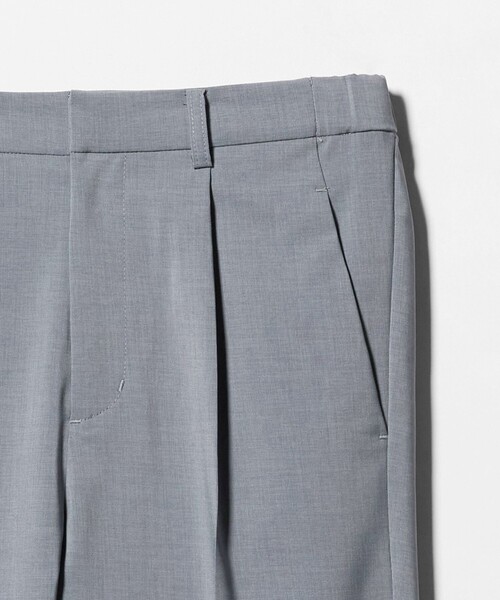A DAY IN THE LIFE UNITED ARROWS(アデイインザライフユナイテッドアローズ)の「ライトツイル タックストレートパンツ ‐セットアップ対応・マシンウォッシャブル‐<A DAY IN THE LIFE>(その他パンツ・レディース・ダークグレー/ネイビー/ライトブルー・38/40/36)」の10枚目の写真