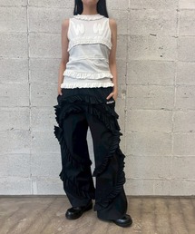 CONZ | 【naokitomizuka(ナオキトミヅカ)】WILD THINGS Frilled pants(その他パンツ)