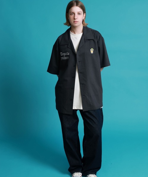 JACKROSE（ジャックローズ）の「YOIDORE ﾃｷｰﾗ ｽﾄﾗｲﾌﾟｼｬﾂ（シャツ/ブラウス・メンズ・ブラック・L/M/XL）」の5枚目の写真