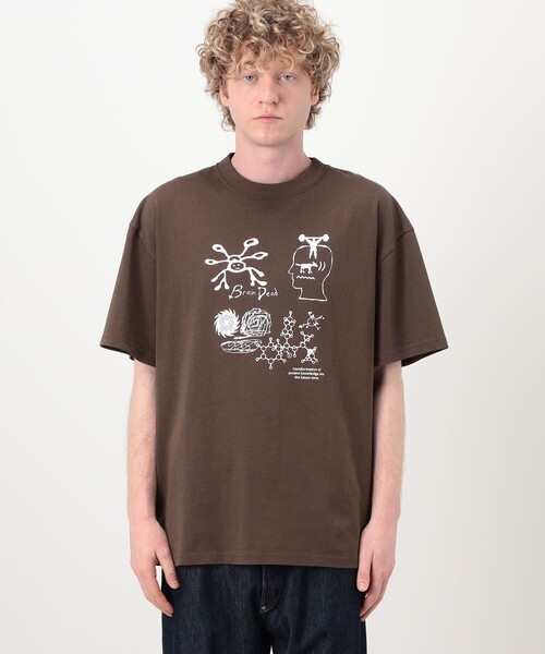 BRAIN DEAD（ブレインデット）の「BRAIN DEAD ANCIENT KNOWLEDGE プリントTシャツ（Tシャツ/カットソー・メンズ・レッド系その他2・L/M）」の3枚目の写真