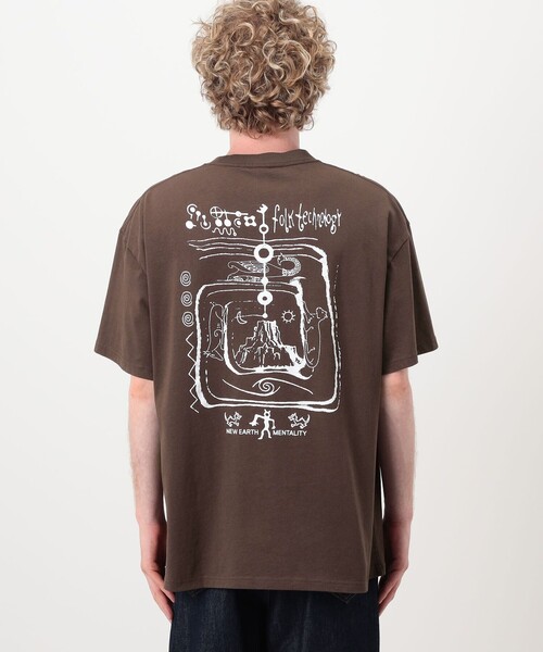 BRAIN DEAD（ブレインデット）の「BRAIN DEAD ANCIENT KNOWLEDGE プリントTシャツ（Tシャツ/カットソー・メンズ・レッド系その他2・L/M）」の5枚目の写真