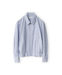 BROWNYARD（ブラウンヤード）の「Wストライプブルゾン、ブルーストライプ（MA-1）」